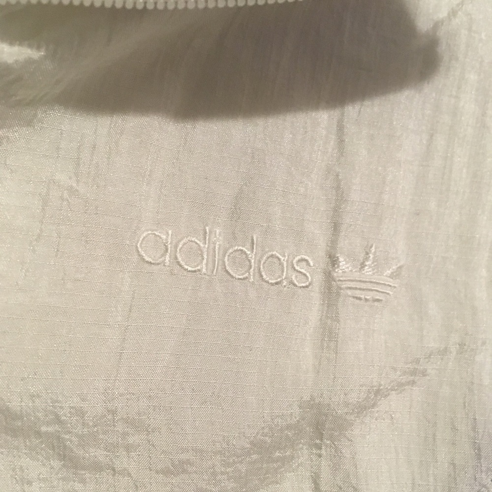 Vtg 90's Adidas Women's windbreaker jacket Sz L - Picture 3 of 5